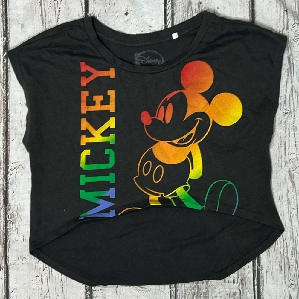Mickey Mouse Cartoon Disney World Crop Top SOFT Tshirt